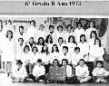 Escuelas Scholem Aleijem - 6o. Grado B - 1973. 